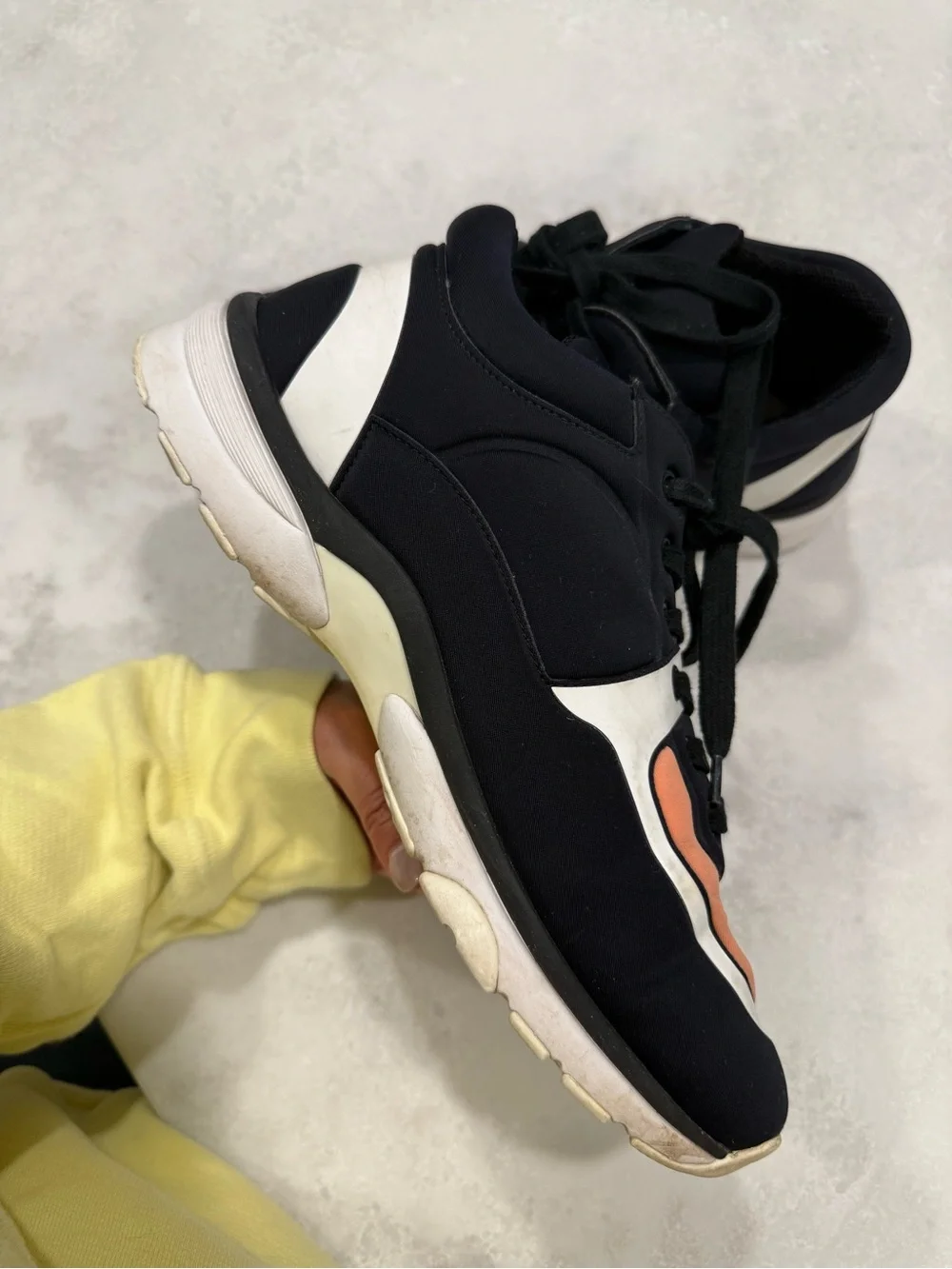 Authentic CHANEL Logo Sneakers
